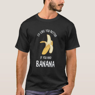 Ik wil graag banaan Veganistische Vegetariërs Bana T-shirt