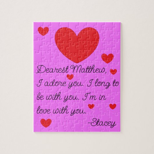 Ik wil graag bij je zijn legpuzzel (Verticaal)