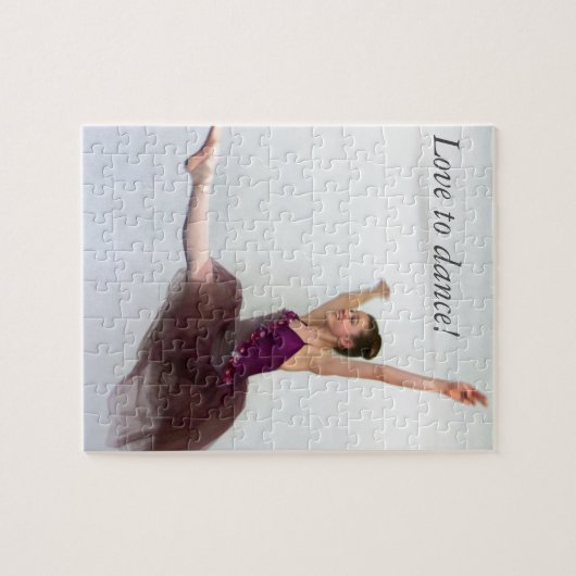 Ik wil graag dansen. legpuzzel (Horizontaal)