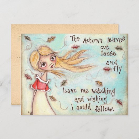 Ik wil graag dat ik het kan opvolgen - Post Card Briefkaart (Voorkant / Achterkant)