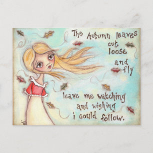 Ik wil graag dat ik het kan opvolgen - Post Card Briefkaart