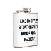 Ik wil graag de situatie in twijfel trekken heupfles (Rechts)