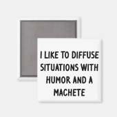 Ik wil graag de situatie in twijfel trekken magneet (Voorkant / Achterkant)