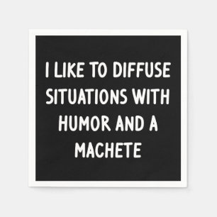 Ik wil graag de situatie in twijfel trekken servet