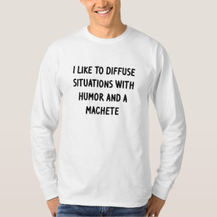 Ik wil graag de situatie in twijfel trekken t-shirt