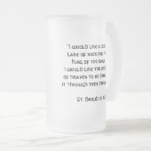 "Ik wil graag een groot meer bier voor ... Matglas Bierpul (Voorkant rechts)