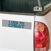 Ik wil graag eten bumpersticker (Op Truck)