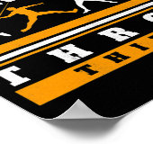 Ik wil graag het spoor en het veld omdraaien poster (Hoek)