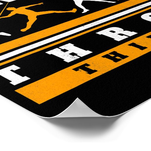 Ik wil graag het spoor en het veld omdraaien poster (Hoek)