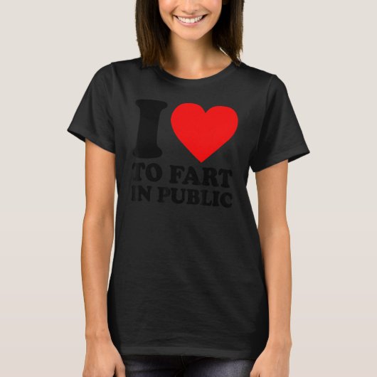 Ik wil graag in het openbaar beginnen t-shirt (Voorkant)
