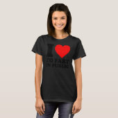 Ik wil graag in het openbaar beginnen t-shirt (Voorkant volledig)