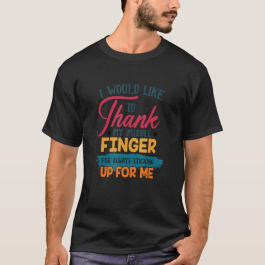 Ik wil graag mijn collega, Funny Sarca, bedanken T-shirt (Voorkant)