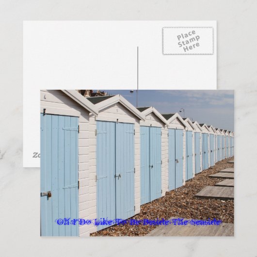 Ik wil graag naast het zeeoppervlak zijn. briefkaart (Voorkant / Achterkant)