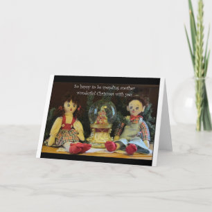 Ik wil graag nog een kerstfeest met je doorbrengen feestdagen kaart