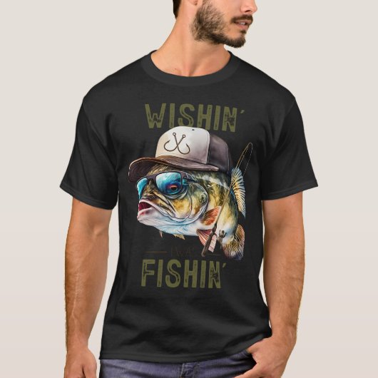 IK WIL GRAAG VISSEN T-SHIRT (Voorkant)