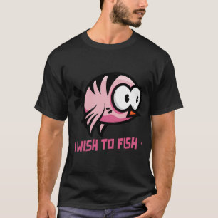Ik wil grappig vissen vissen t-shirt