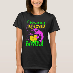 Ik wil grappig zijn van Bayou Mardi Gras Crawfish T-shirt