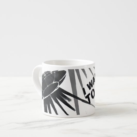 Ik wil grote Espresso-Mok Espresso Kop (Links)