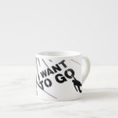 Ik wil grote Espresso-Mok Espresso Kop (Voorkant rechts)