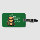 Ik wil herinneringen maken bagagelabel (Voorkant (horizontaal))