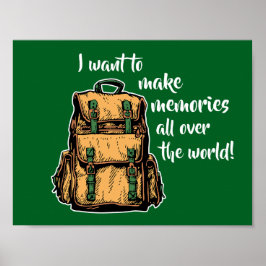 Ik wil herinneringen maken poster