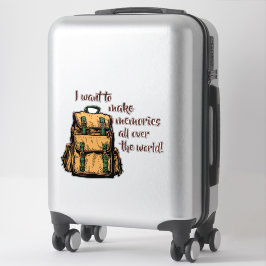 Ik wil herinneringen maken sticker