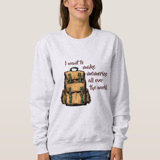 Ik wil herinneringen maken trui (Voorkant)
