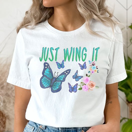 Ik wil het gewoon, Motivation Butterfly T-shirt