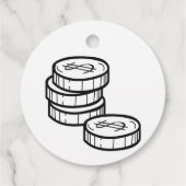 Ik wil het, ik controleer de prijs, ik zet het ter bedankjes labels (Achterkant)