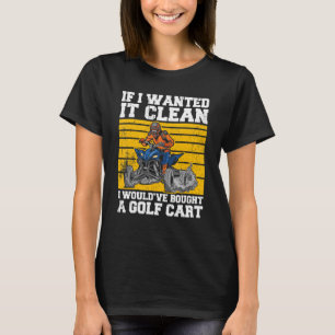 Ik wil het niet schoon maken, dus ik koop een wiel t-shirt