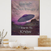 Ik wil het Poster van de Kunst drukken kennen (Keuken)