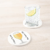 Ik wil het schuim uitCoaster halen Zandsteen Onderzetter (Zijkant)