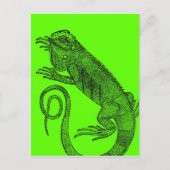 Ik wil Iguana Briefkaart (Voorkant)
