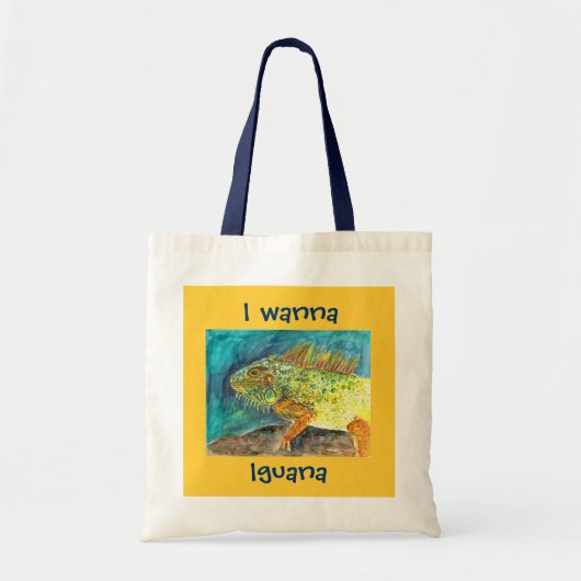 Ik wil Iguana Tote Bag (Voorkant)