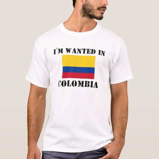 Ik wil in Colombia T-shirt (Voorkant)