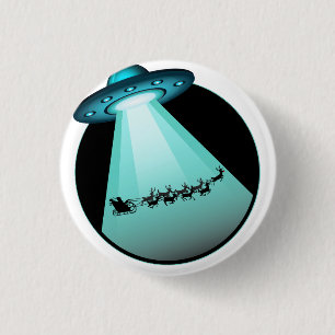 Ik wil in de kerstman geloven ronde button 3,2 cm
