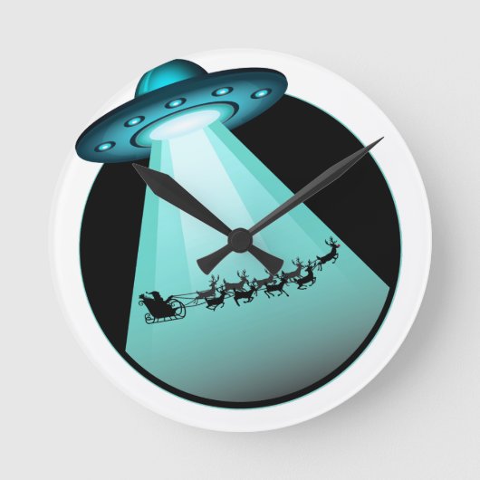 Ik wil in de kerstman geloven ronde klok (Voorkant)