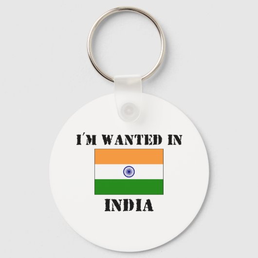 Ik wil in India Sleutelhanger (Voorkant)