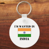 Ik wil in India Sleutelhanger (Voorkant)