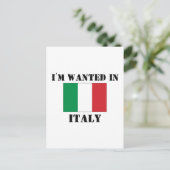 Ik wil in Italië Briefkaart (Staand voorkant)