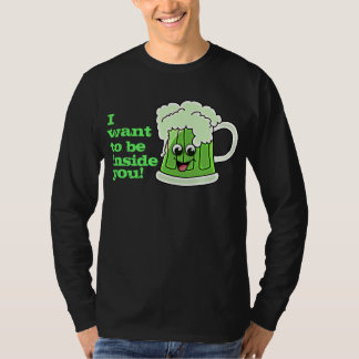Ik wil in je St. Pattys Day zijn T-shirt