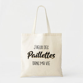 Ik wil in mijn leven pellets tote bag