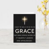 Ik wil in zoveel genade wandelen dat wanneer stres kaart (Gele Bloem)