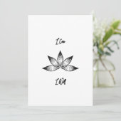 Ik wil Inspirerend bepalingsLotus. Kaart (Staand voorkant)