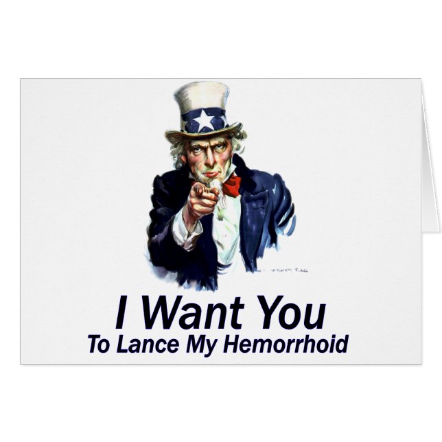 Ik wil je: Aan Lance My Hemorrhoid (Voorkant Horizontaal)