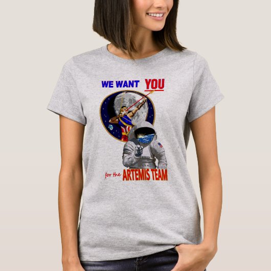 Ik wil je - Artemis Team T-shirt (Voorkant)