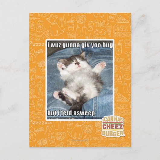 Ik wil je een knuffel geven briefkaart (Voorkant)