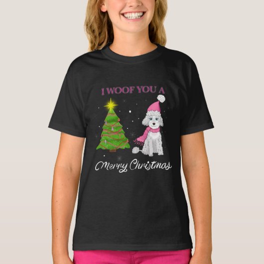 Ik wil je een prettige kerstkutkuit geven t-shirt (Voorkant)