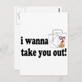 Ik wil je eruit halen briefkaart (Voorkant / Achterkant)