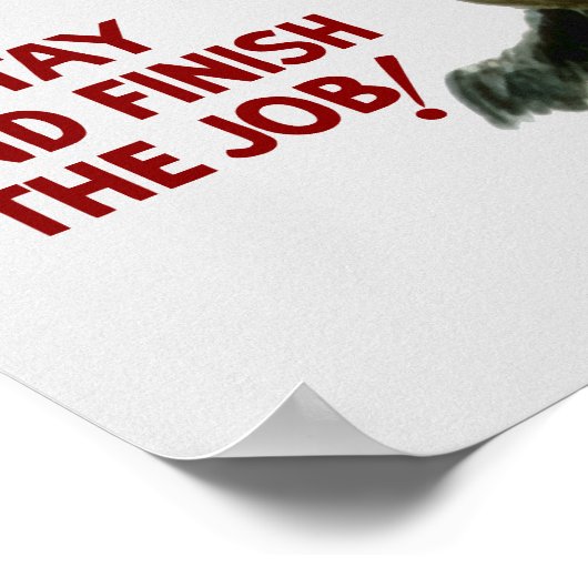 Ik wil je FDR — oom Sam WWII Poster (Hoek)